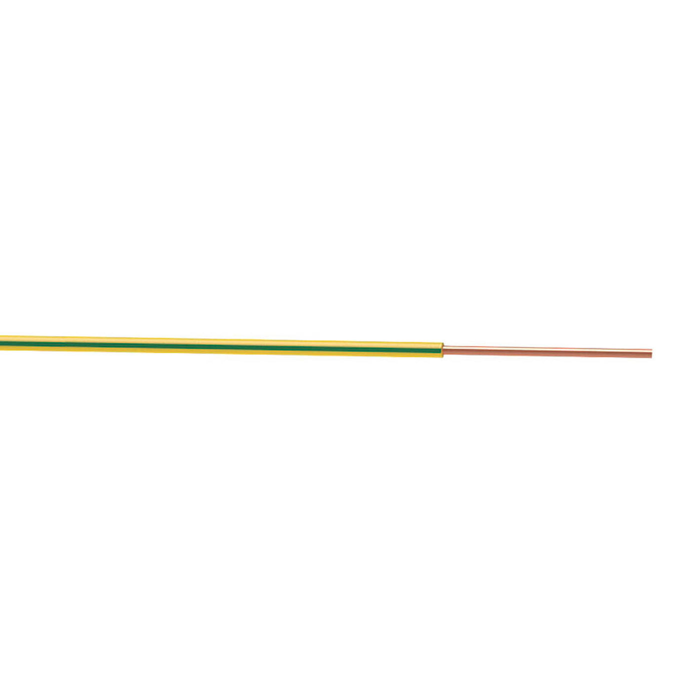 Time 1-Core Cable Flexible Green/Yellow Drum PVC Sheathed Durable 1.5mm² x 100m - Image 2