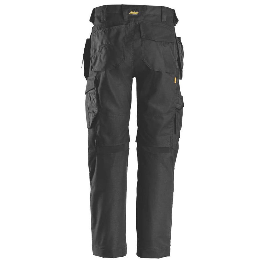 Snickers Work Trousers Mens Regular Fit Black Stretch Multi Pockets 41W 32L - Image 6