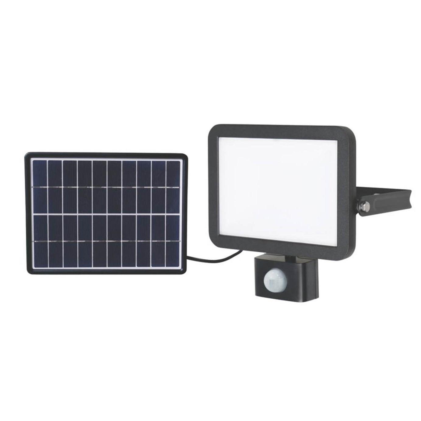 Lap LED Solar Floodlight Outdoor Light Rb0258A With PIR 18W Cool White 1200lm - Image 2