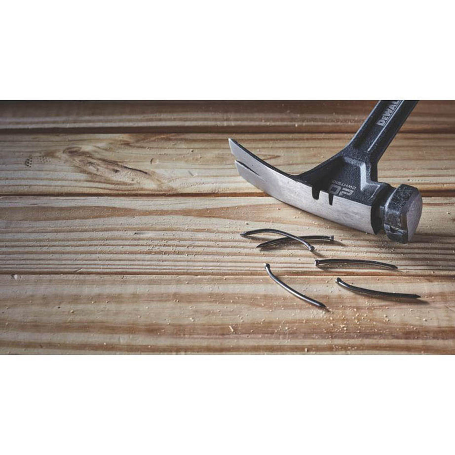 DeWalt Claw Hammer XP One Piece Rip Heat Treated Steel Head Balanced (L) 350mm - Image 2