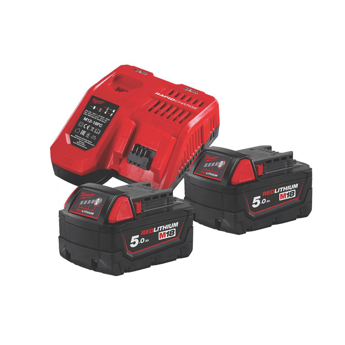 Milwaukee Combi Drill Cordless 18V 2x5.0Ah Li-Ion M18FPD3-502X Brushless Compact - Image 4