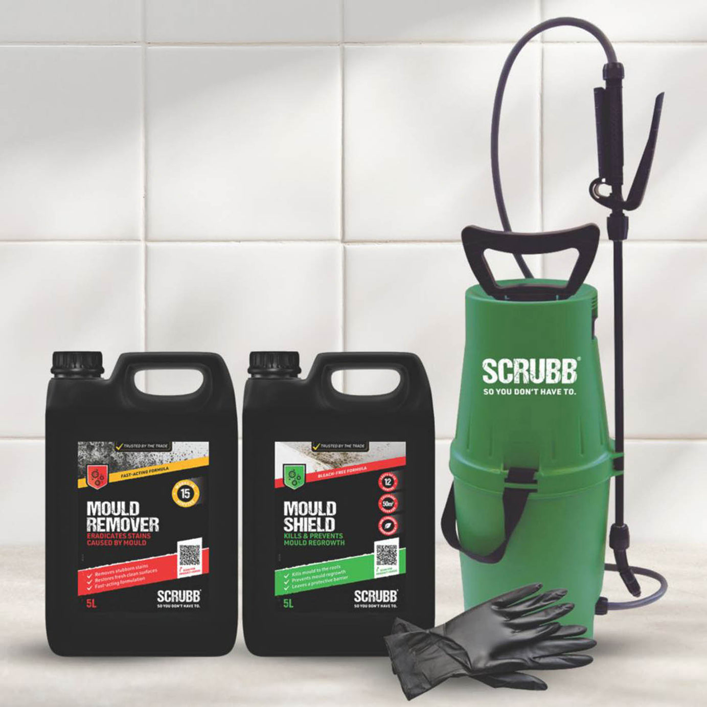 Scrubb Mould Removal Kit Prevents Recurring 2 Step Treatment Long Lasting 50 m² - Image 4