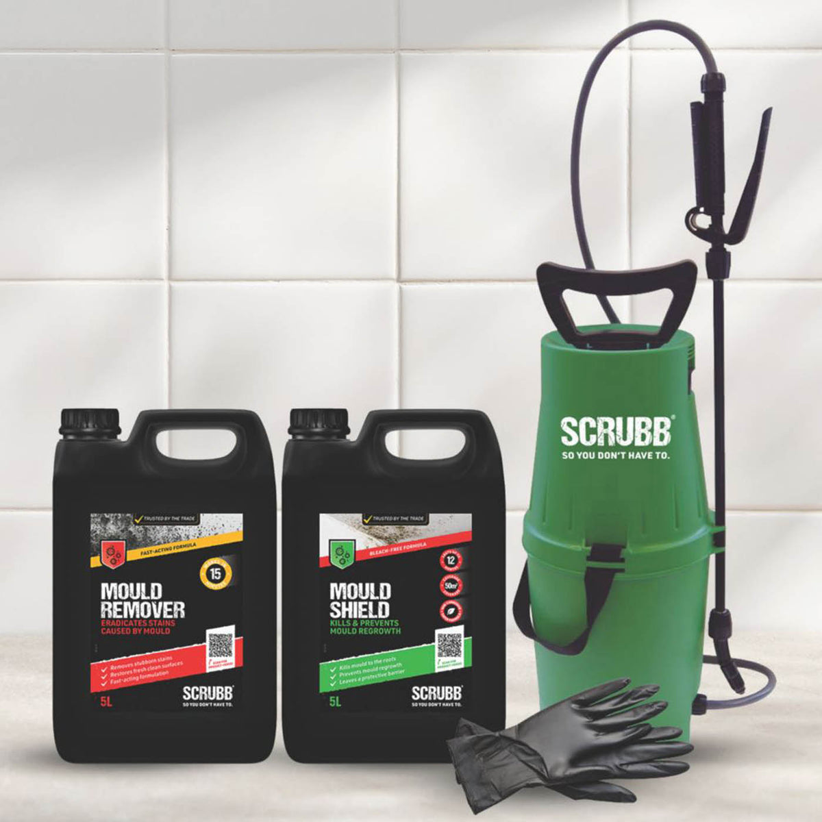 Scrubb Mould Removal Kit Prevents Recurring 2 Step Treatment Long Lasting 50 m² - Image 4