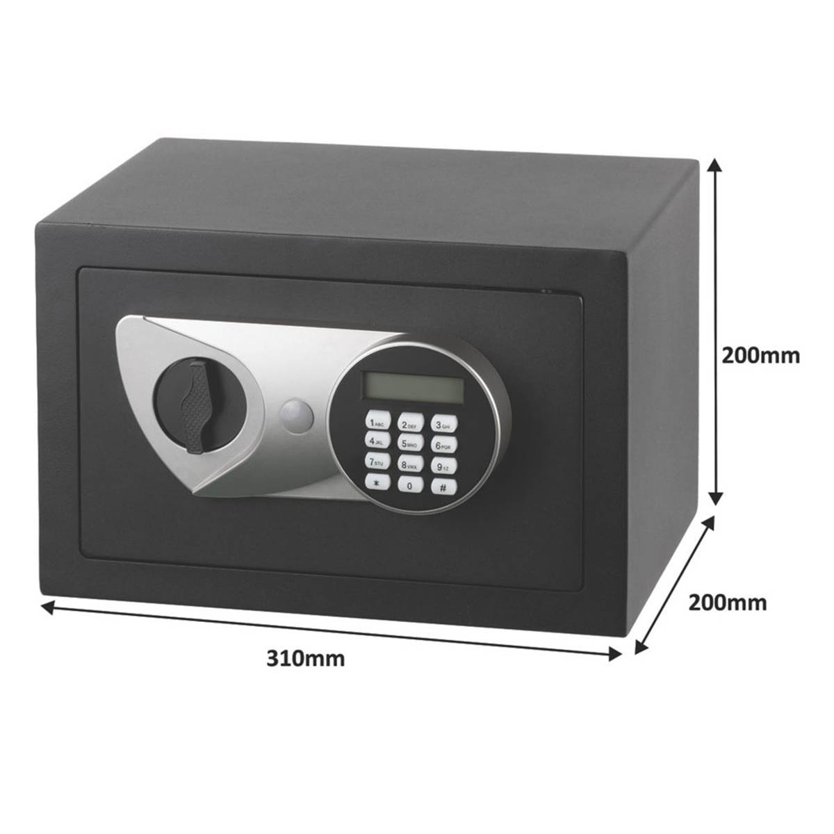 Electronic Safe Combination Steel Wall Floor Mounted Durable Digital 8.5Ltr - Image 4