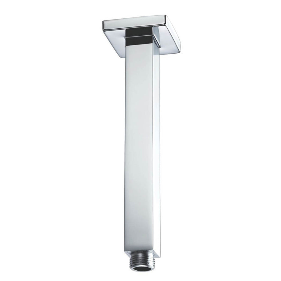 Bristan Shower Head Arm Ceiling Mounted Square Chrome Brass Bathroom Modern - Image 2