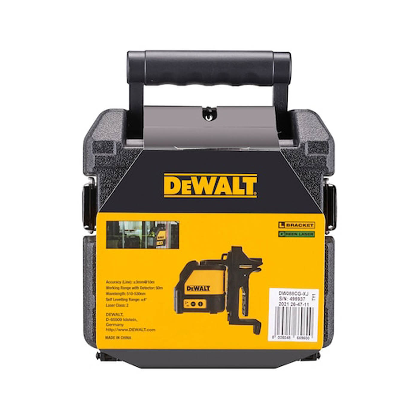 Dewalt Laser Level Self Levelling Vertical Horizontal Cross Line Green Beam 20 m - Image 4