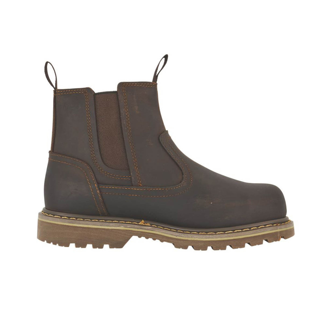 Site Safety Dealer Boots Womens Standard Fit Brown Work Shoes Steel Toe Size 3 - Image 1