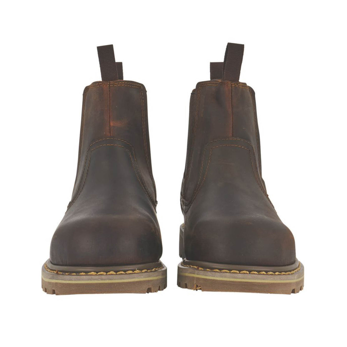 Site Safety Dealer Boots Womens Standard Fit Brown Work Shoes Steel Toe Size 3 - Image 4