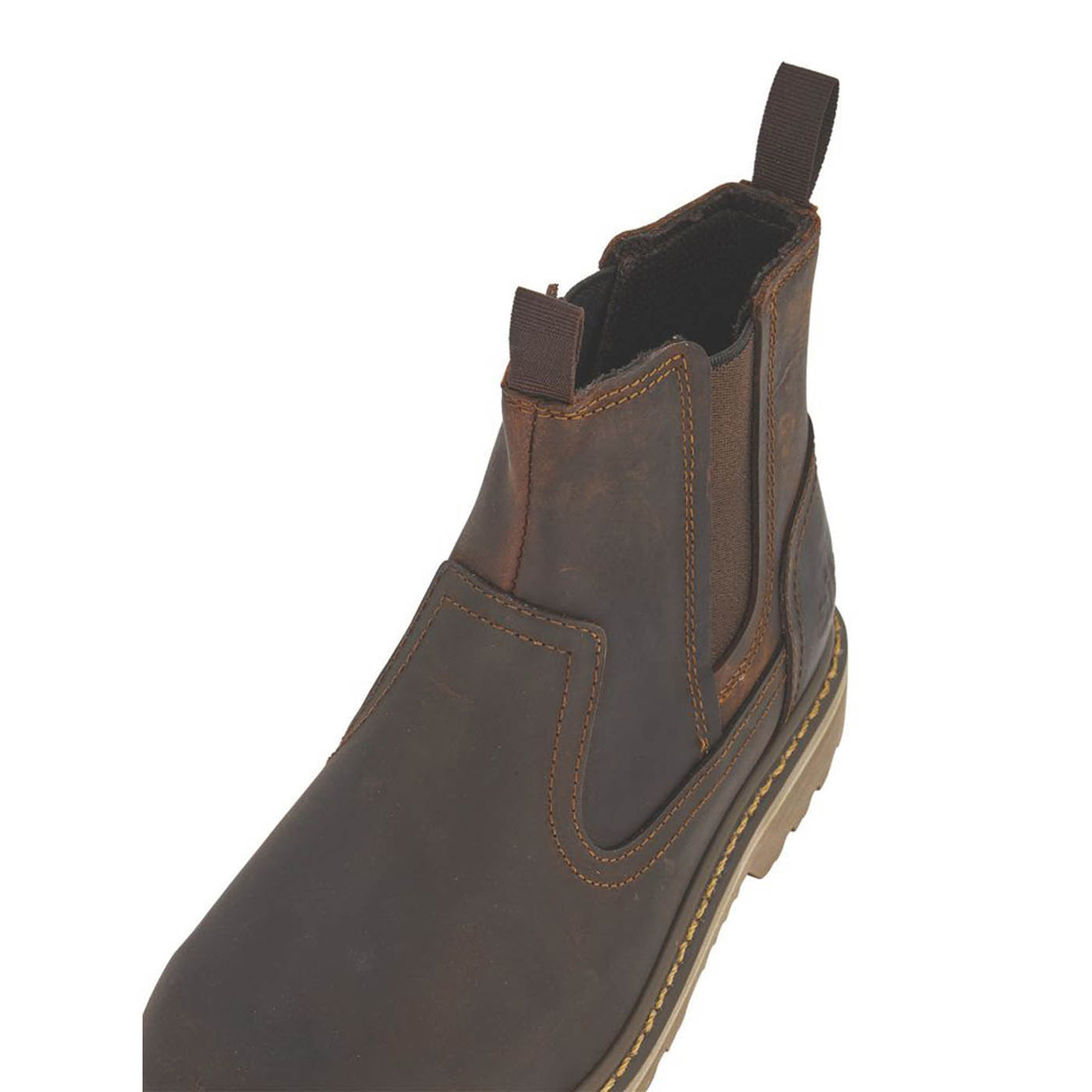 Site Safety Dealer Boots Womens Standard Fit Brown Work Shoes Steel Toe Size 3 - Image 6