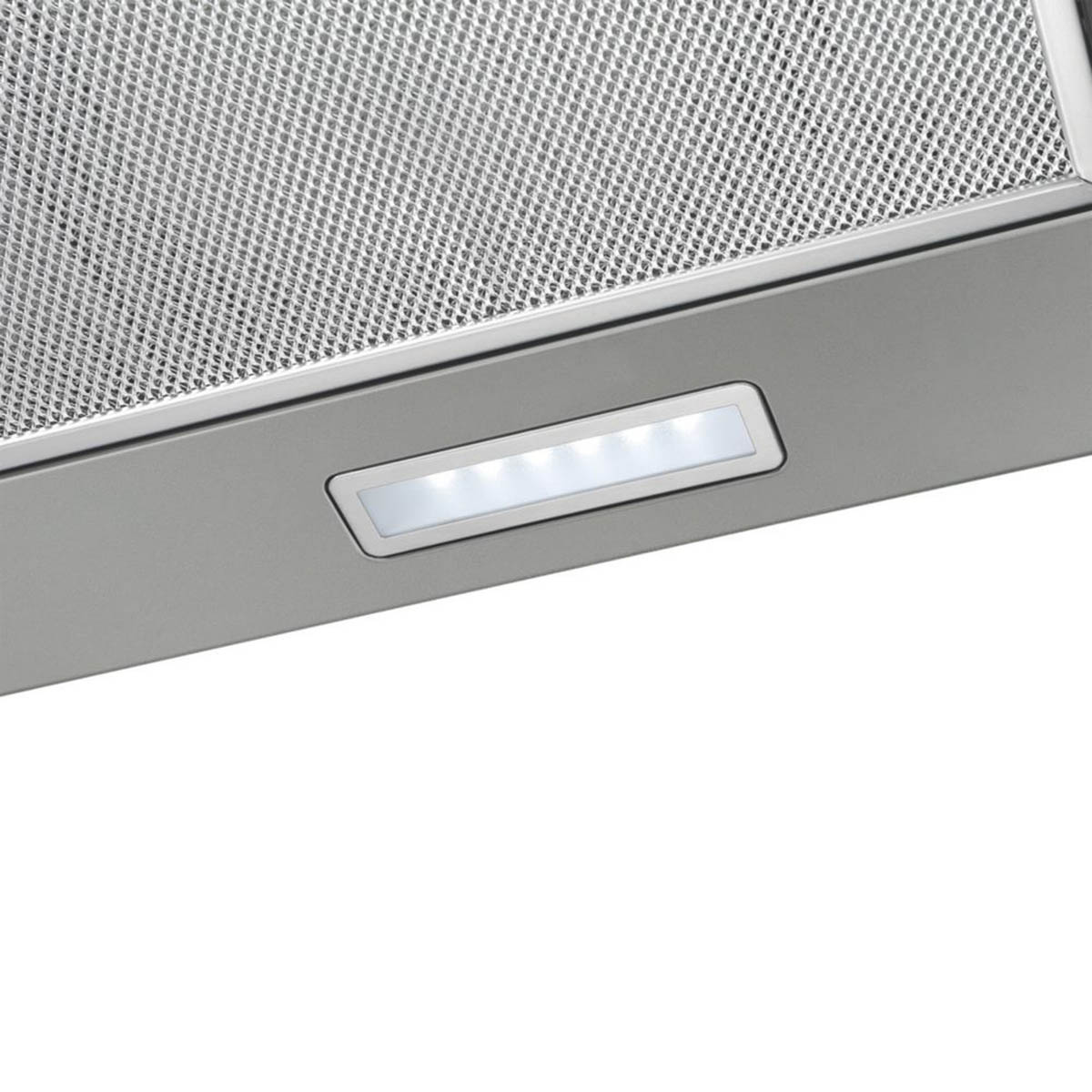 Kitchen Cooker Hood Curved Glass Stainless Steel Extracts and Recirculates 600mm - Image 5