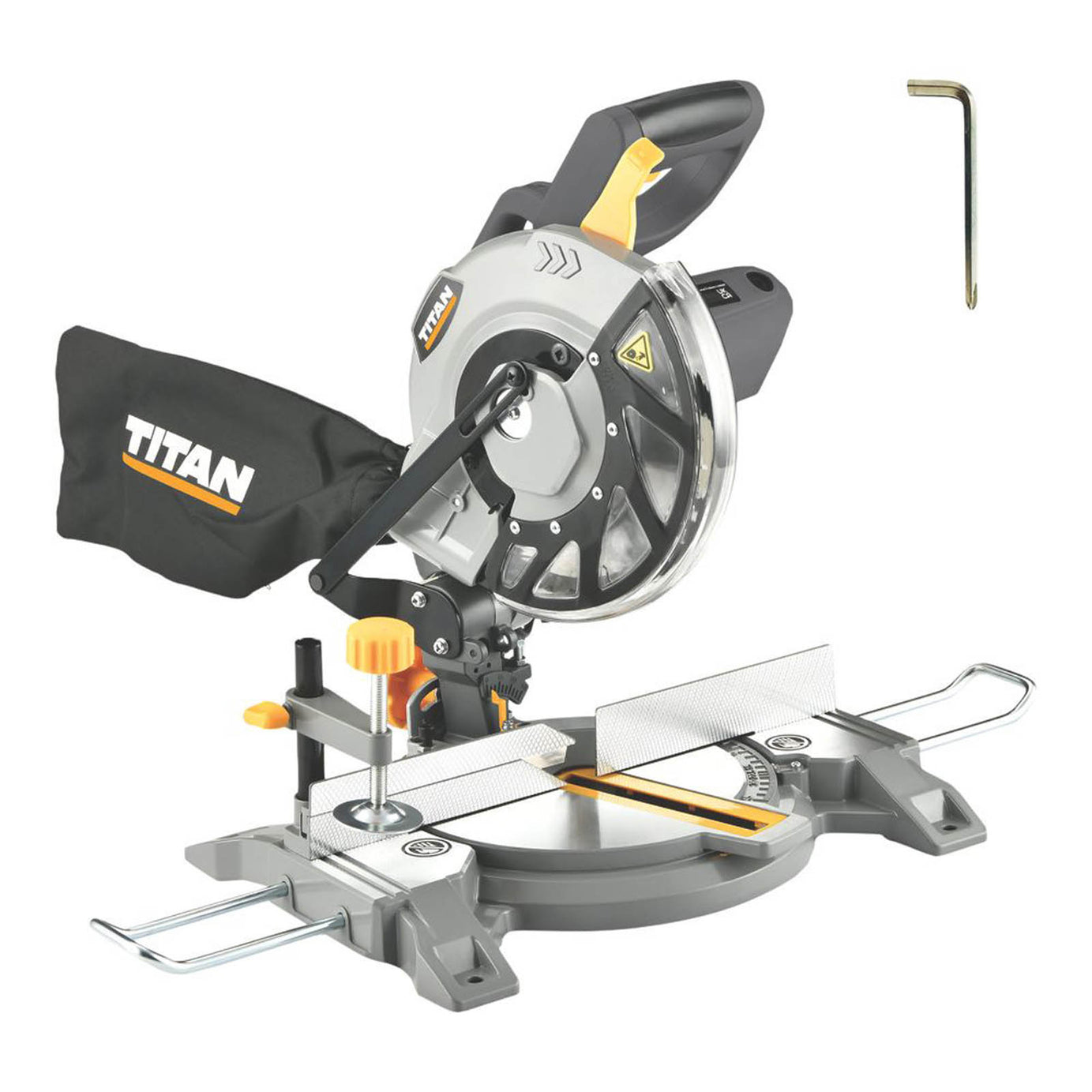 Titan Compound Mitre Saw Electric TTB1361MSW Single Bevel 210mm Heavy Duty 1400W - Image 2