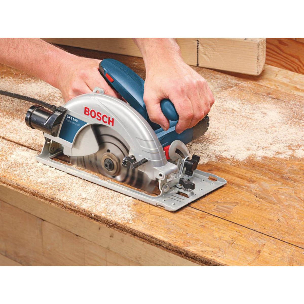 Bosch GKS 190 1400W 190mm  Electric Professional Circular Saw 240V - Image 3