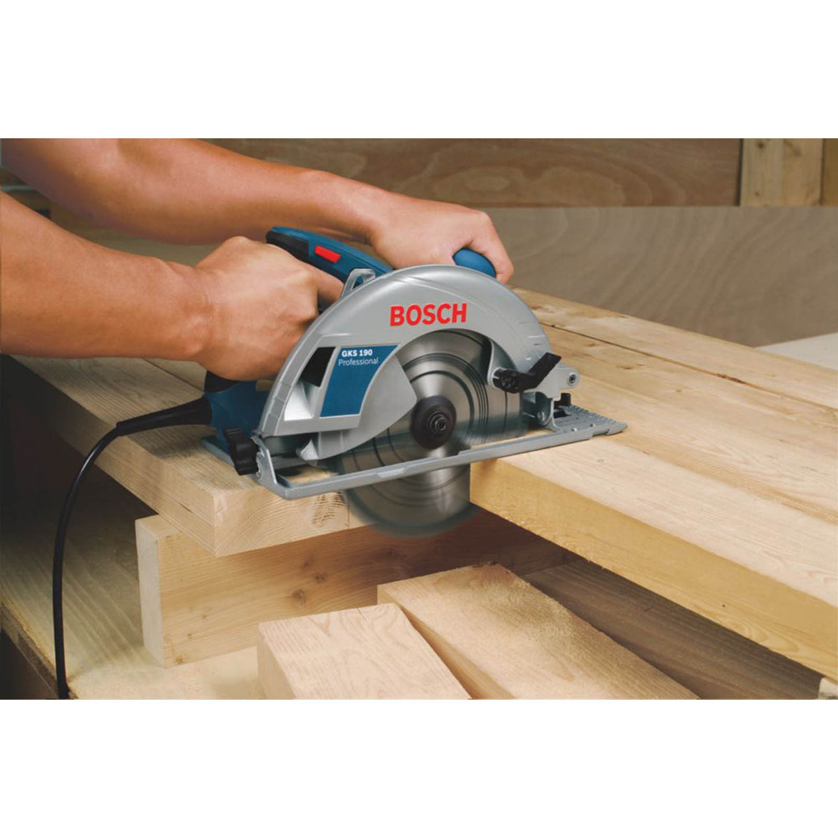 Bosch GKS 190 1400W 190mm  Electric Professional Circular Saw 240V - Image 5