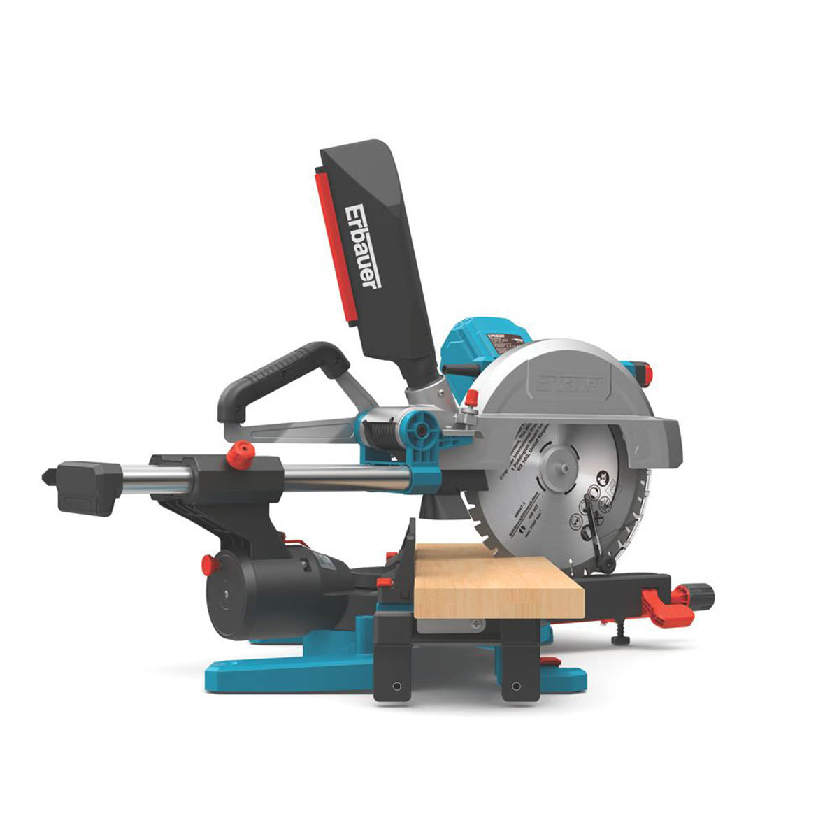Erbauer Compound Mitre Saw Electric ERB1076MSW 305mm Double-Bevel Sliding 1800W - Image 4