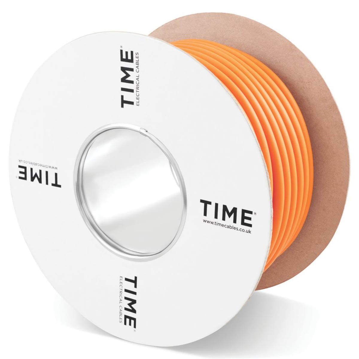Electrical Cable Drum Flexible Orange 2-Core Indoor Round Bare 0.75mm² 25m - Image 3