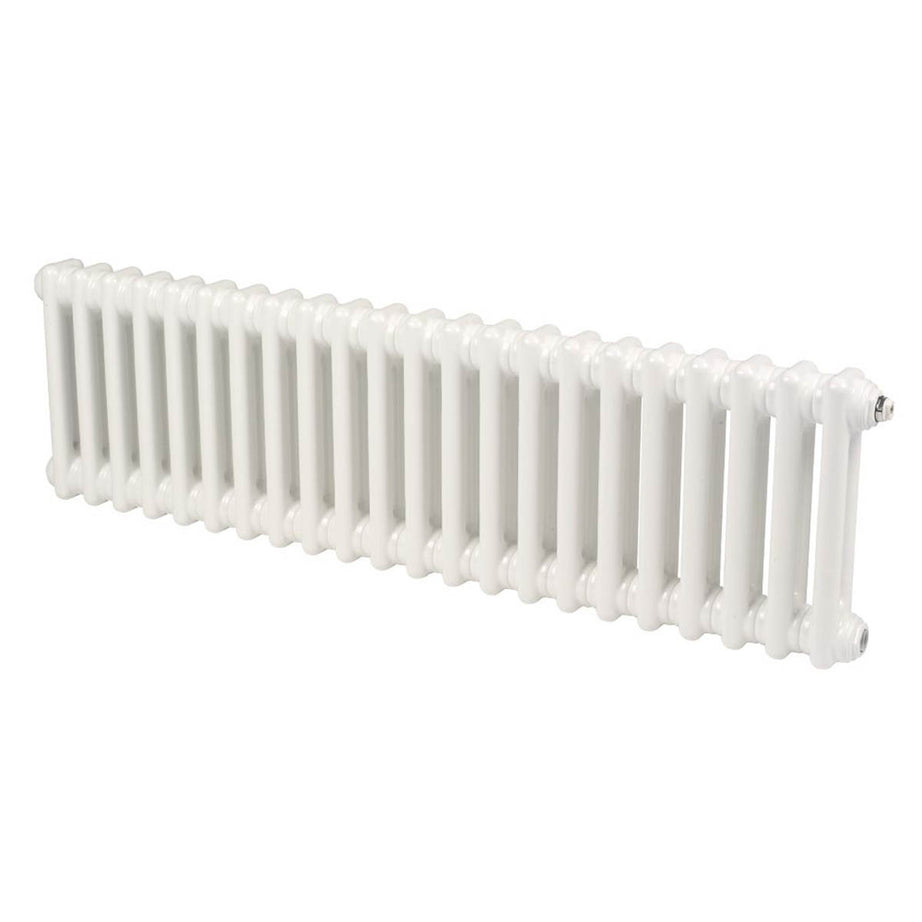Acova 2 Column Radiator White Steel Horizontal Traditional 402W (H)292x(W)812mm - Image 1