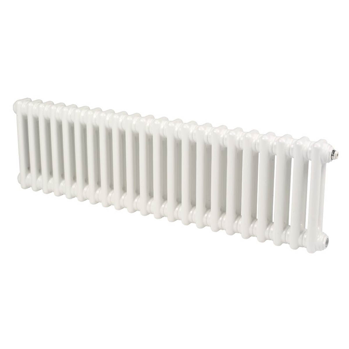 Acova 2 Column Radiator White Steel Horizontal Traditional 402W (H)292x(W)812mm - Image 1