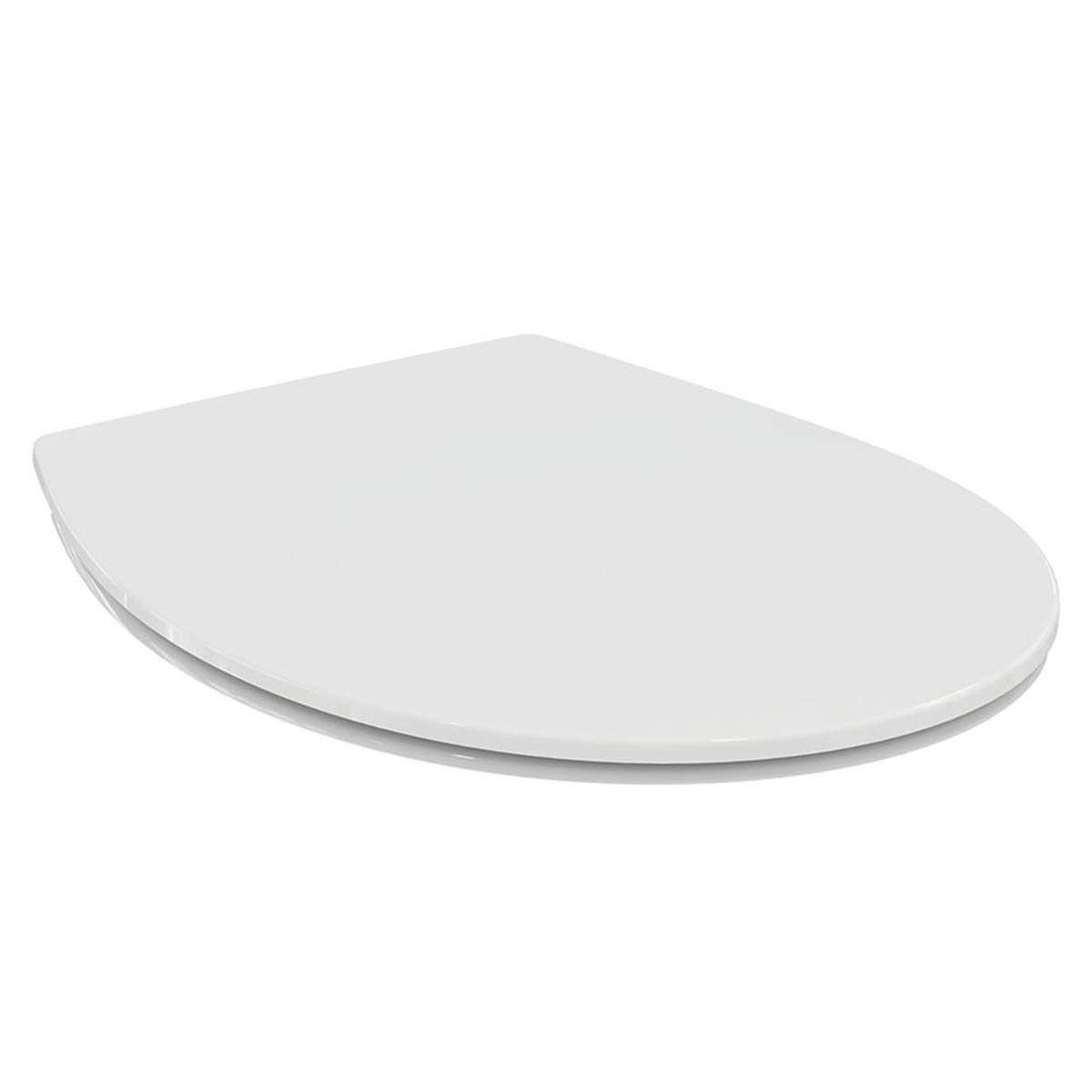 Armitage Shanks Toilet Seat and Cover S21 Soft-Close Duraplast White Round - Image 2