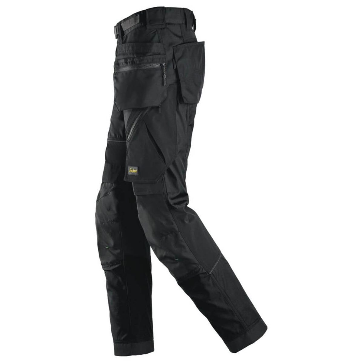 Snickers Work Trousers Mens Regular Fit Black Stretch Multi Pockets 38W 32L - Image 6
