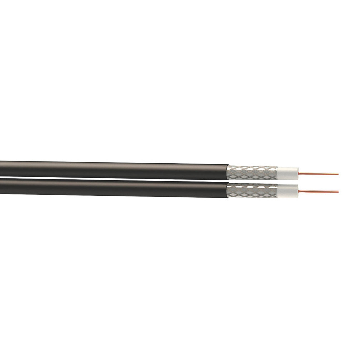 Time Coaxial Cable RG6 Shotgun 2- Core Black 5mm Indoor Outdoor Drum 100m - Image 2