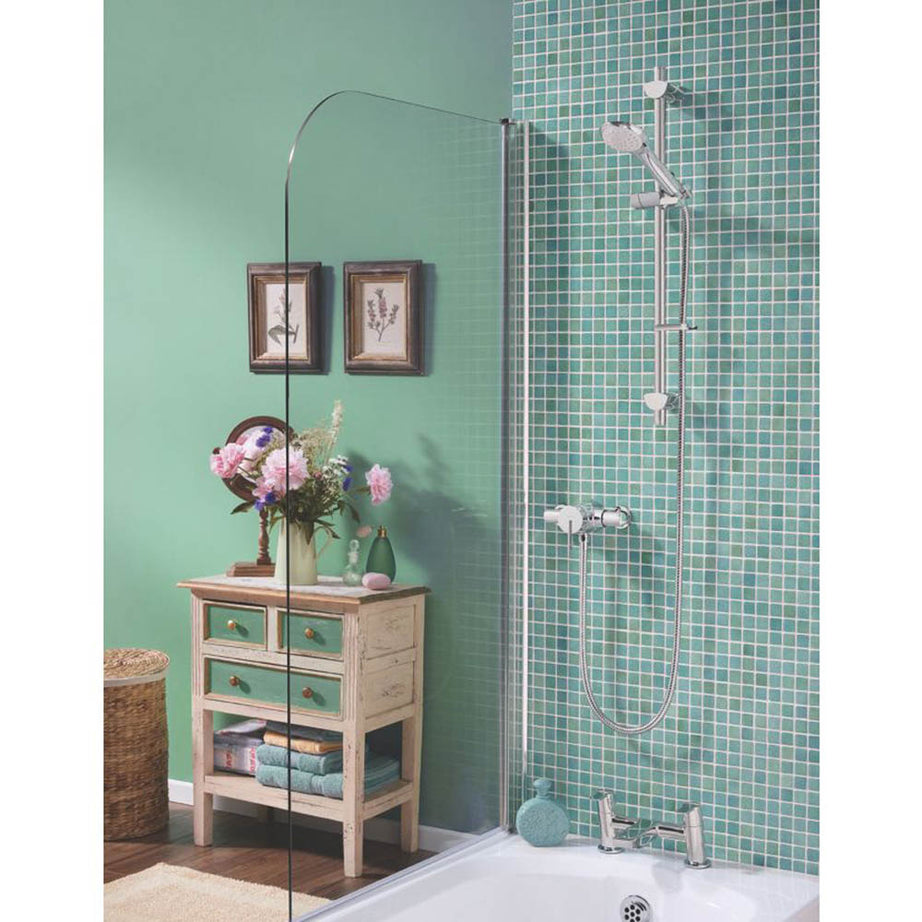 Bristan Mixer Shower Thermostatic Exposed Chrome Single Spray Pattern Round Head - Image 3