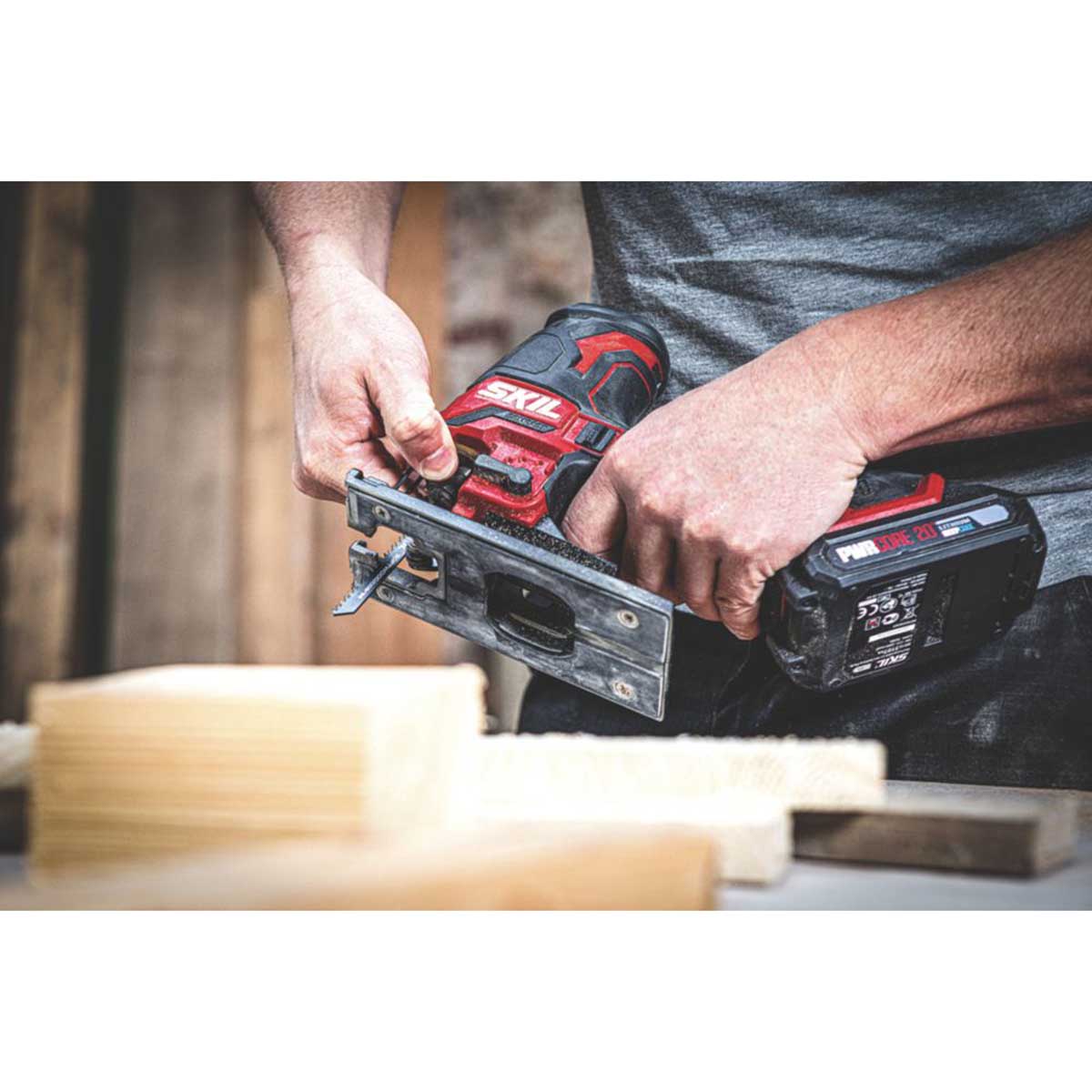 Skil Jigsaw Cordless 20V Li-Ion SW1E3440CA Brushless Variable Speed Body Only - Image 4