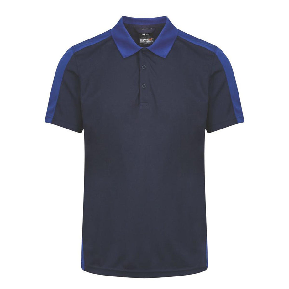 Regatta Work Polo Shirt Mens Regular Fit Navy Breathable Medium 42.5" Chest - Image 1