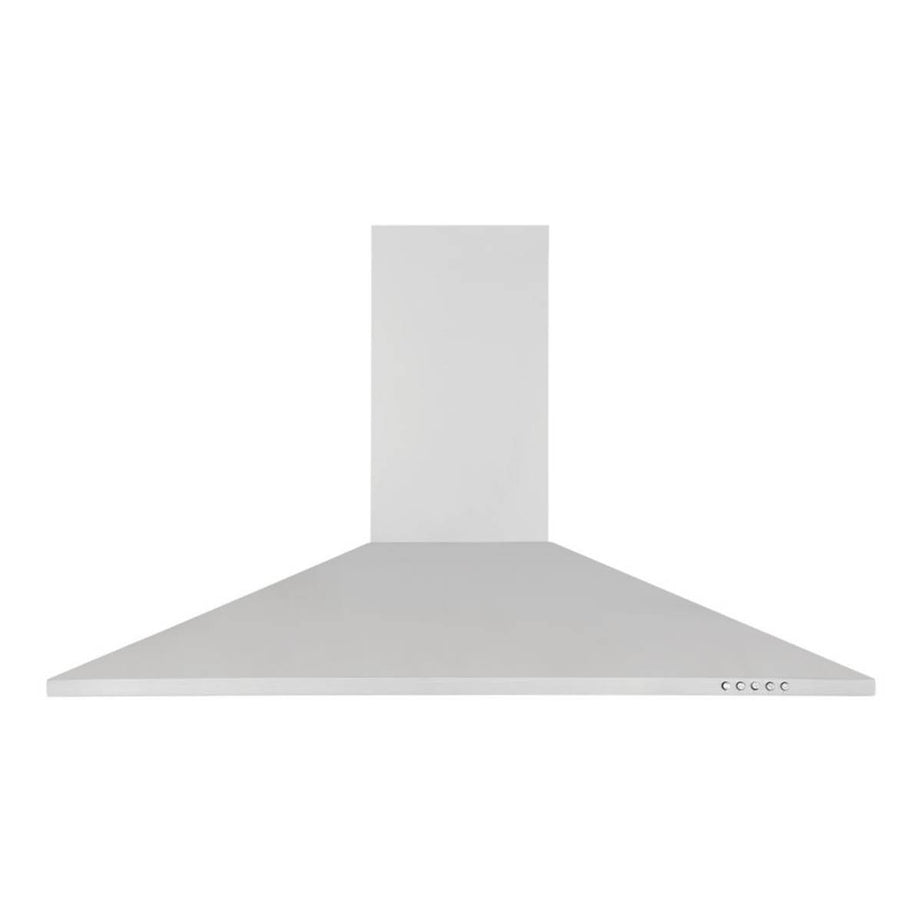 Chimney Hood Kitchen Extractor Fan Stainless Steel Push Button 3 Speed 900mm - Image 1