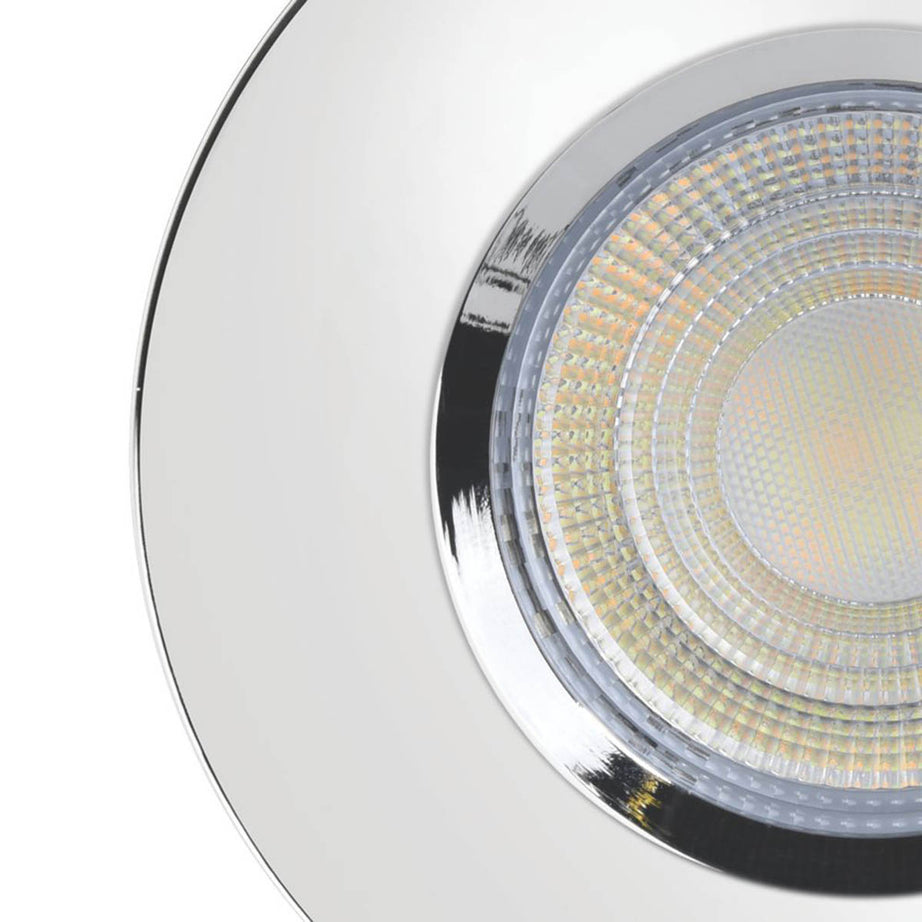 LAP Downlight Integrated LED Variable White Polished Chrome Dimmable 10 Pack - Image 5