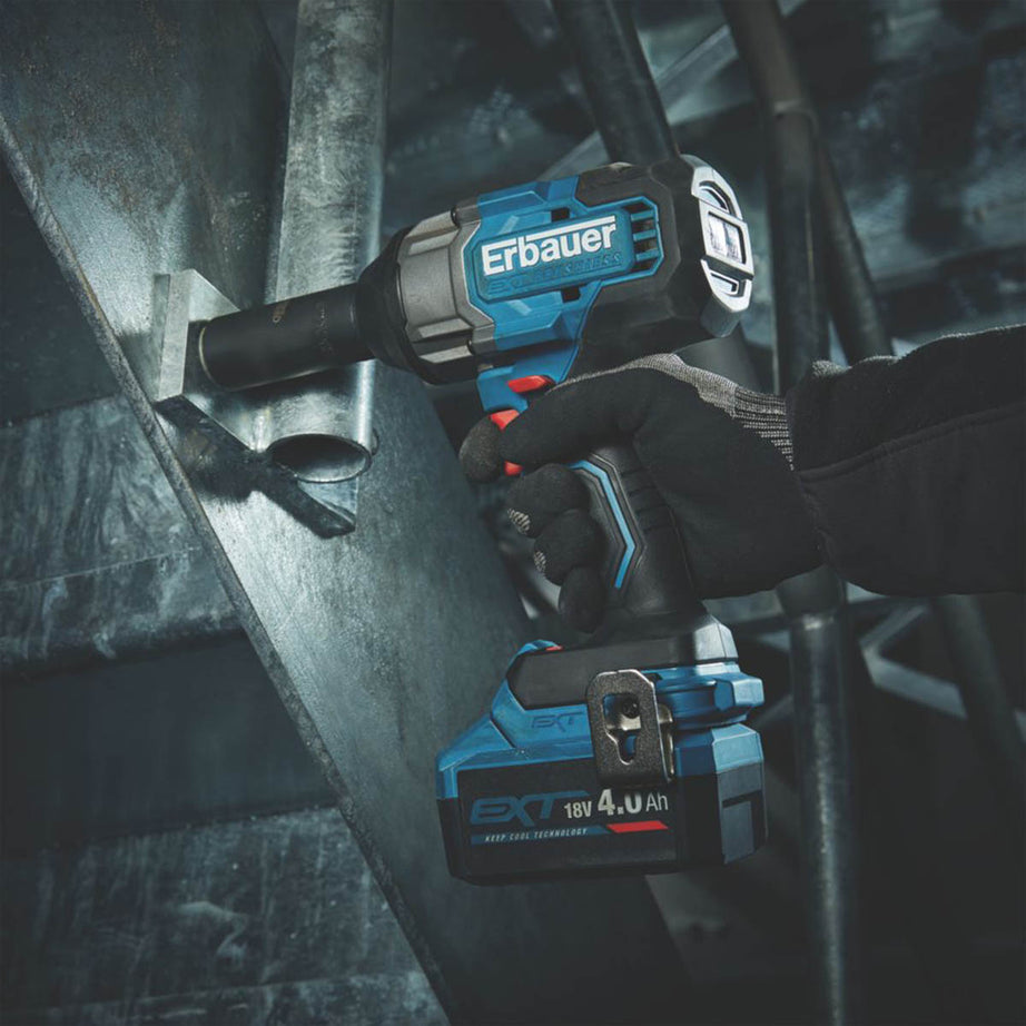 Erbauer Impact Driver Wrench ERI1097IPD Cordless 18V Li-Ion EXT Body Only - Image 4