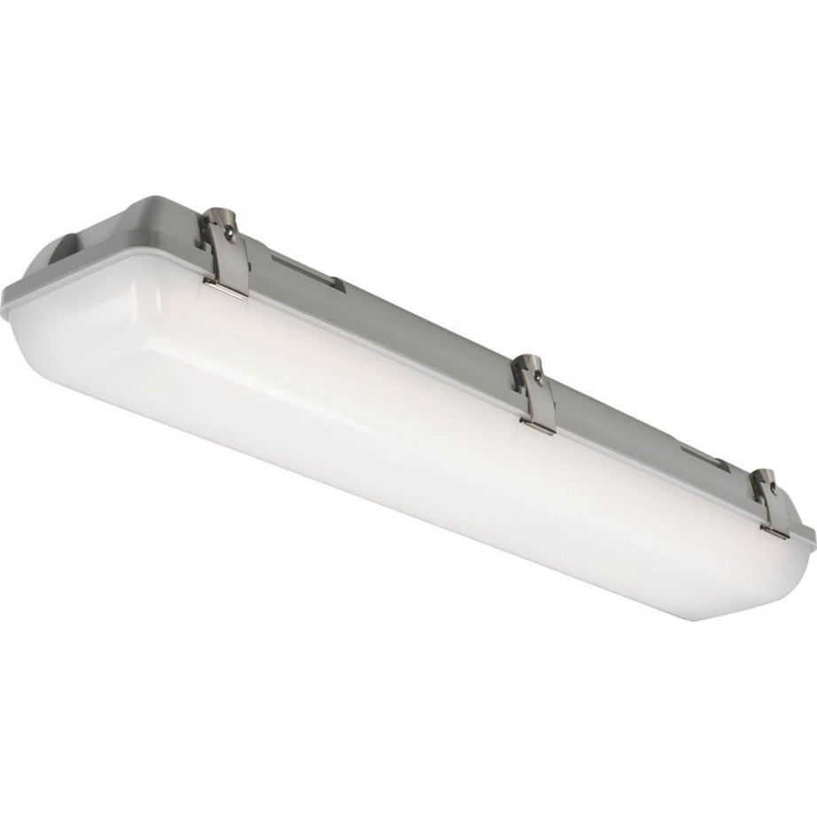 Knightsbridge Twin Batten LED Light Variable White 2ft Non-Corrosive 14/26W - Image 1