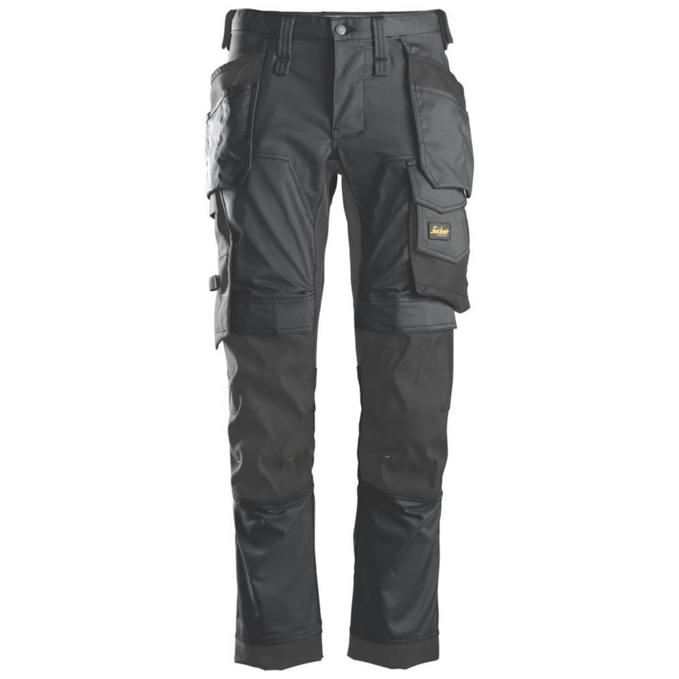 Snickers Work Trousers Mens Slim Fit Grey Stretch Multi Pockets Cargo 38W 35L - Image 1