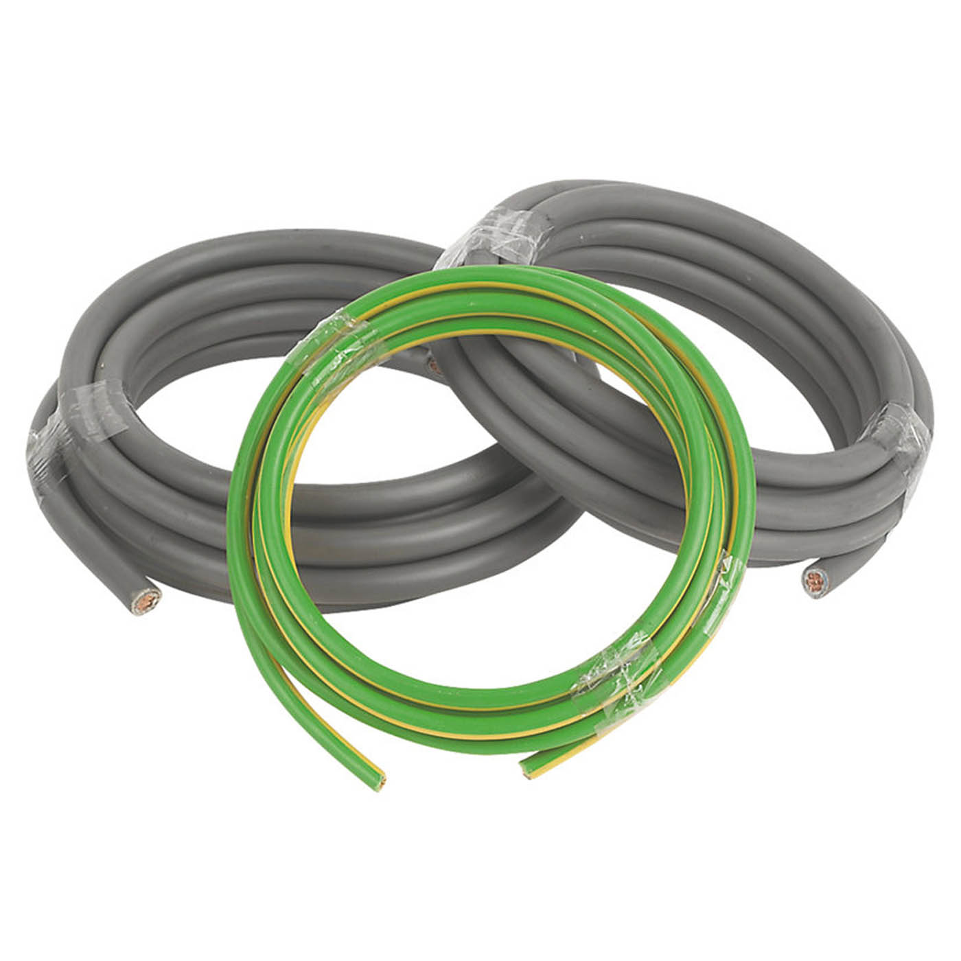 Prysmian Meter Tail Cable 6181Y And 6491X Grey Green 1 Core 25mm² 3m Pack Of 3 - Image 1