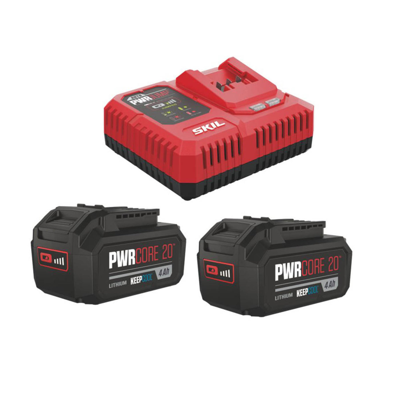 Skil Hammer Drill CD1U3085HB Cordless LED Light 20V 2 x 4.0Ah Li-Ion PWRCORE 20 - Image 3