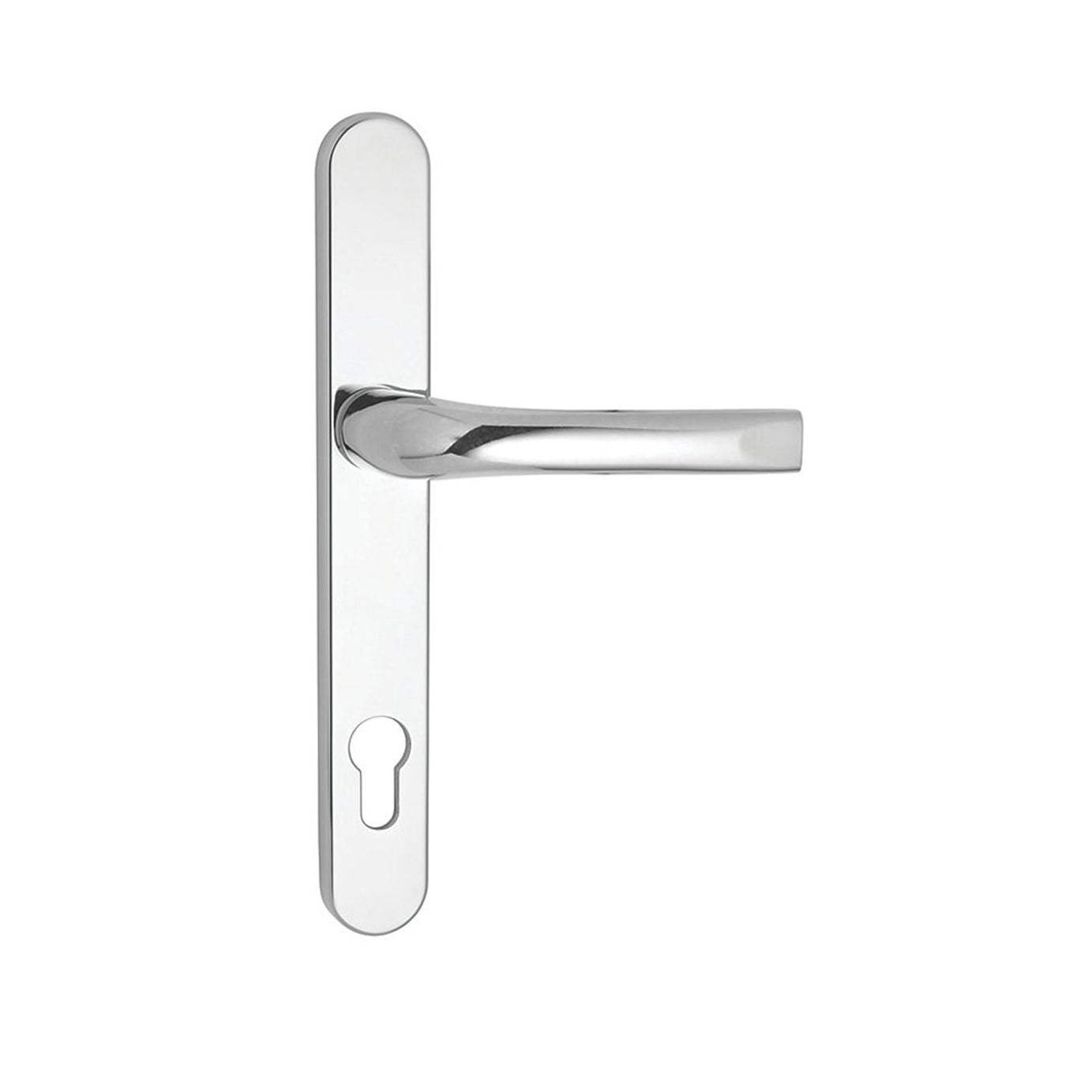 Mila Lever Door Handles Type B  ProLinea Pair Polished Chrome For 44-77mm Door - Image 2