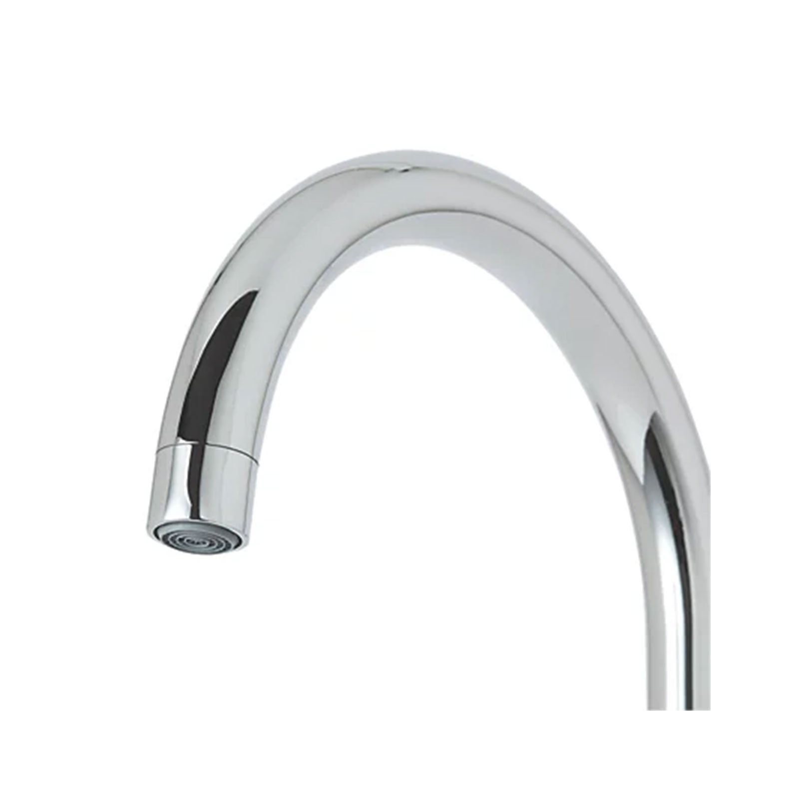 Kitchen Sink Tap Mono Mixer Chrome Double Lever Swivel Spout Contemporary Faucet - Image 3