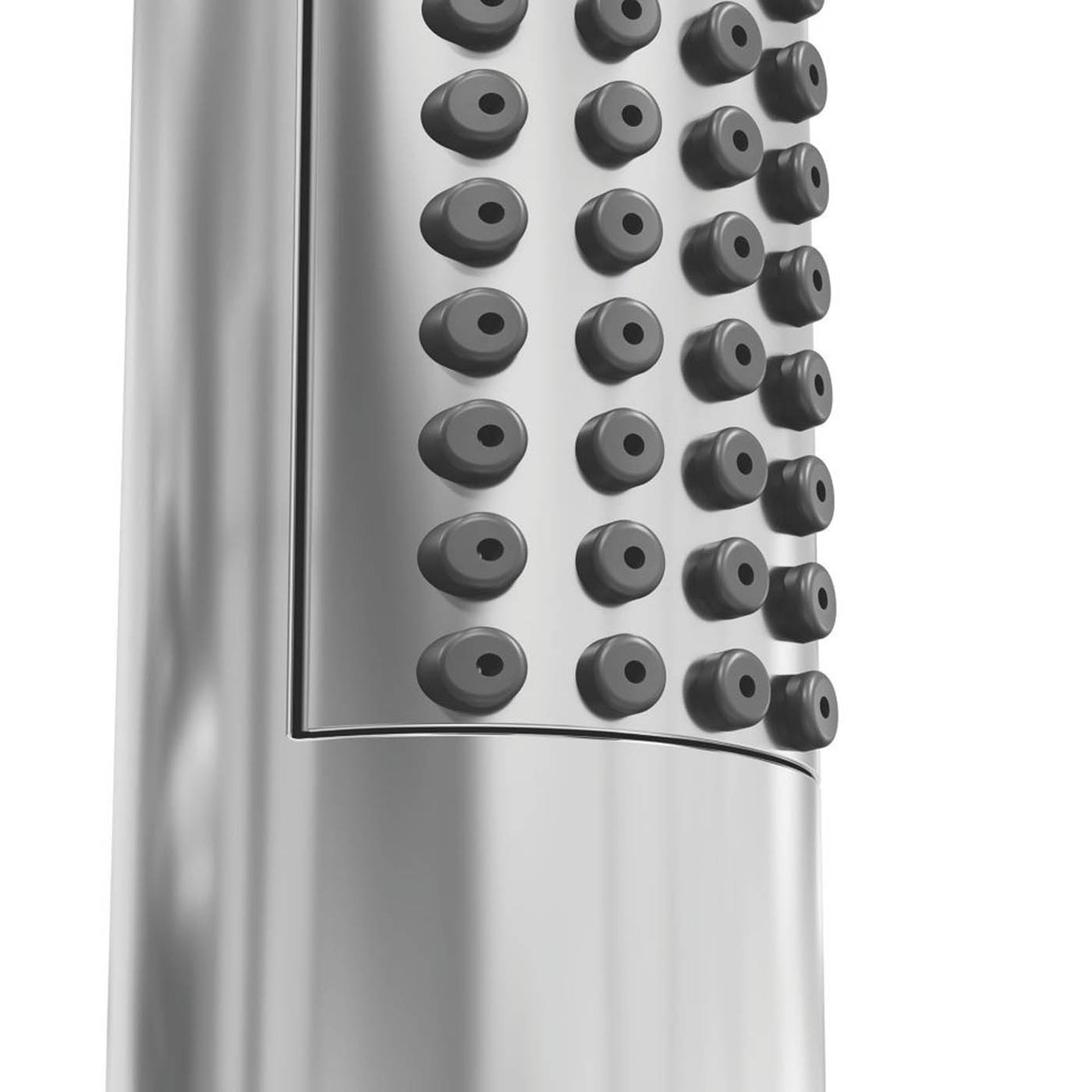 Swirl Thermostatic Shower Exposed Chrome Single Spray Pattern Twin Head Bathroom - Image 5