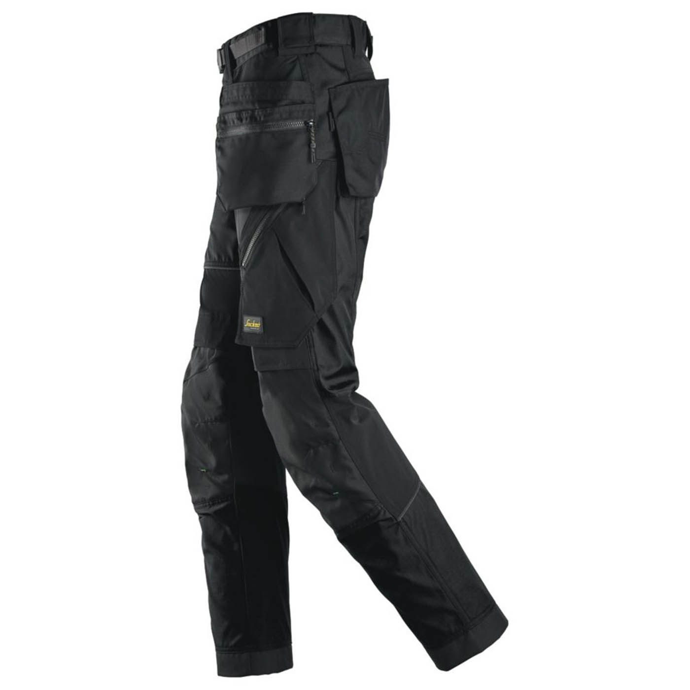 Snickers Work Trousers Mens Regular Fit Black Stretch Multi Pockets 30W 30L - Image 6