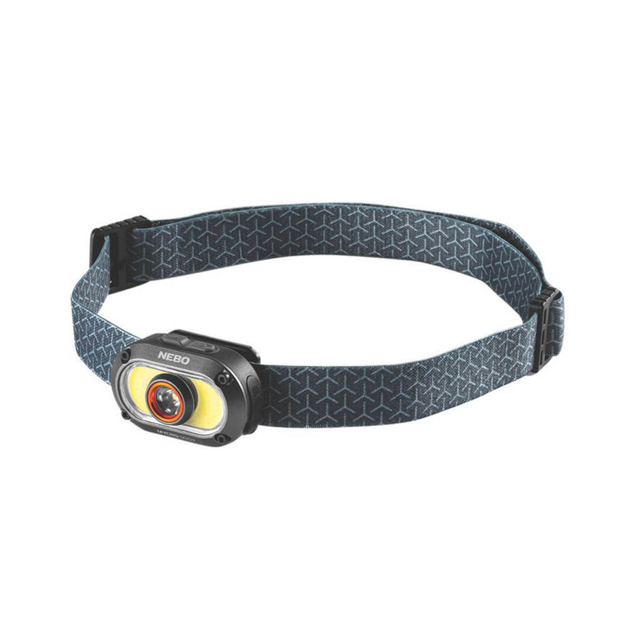 LED Head Torch Rechargeable Black Impact Water-Resistant Adjustable 25-500lm - Image 1
