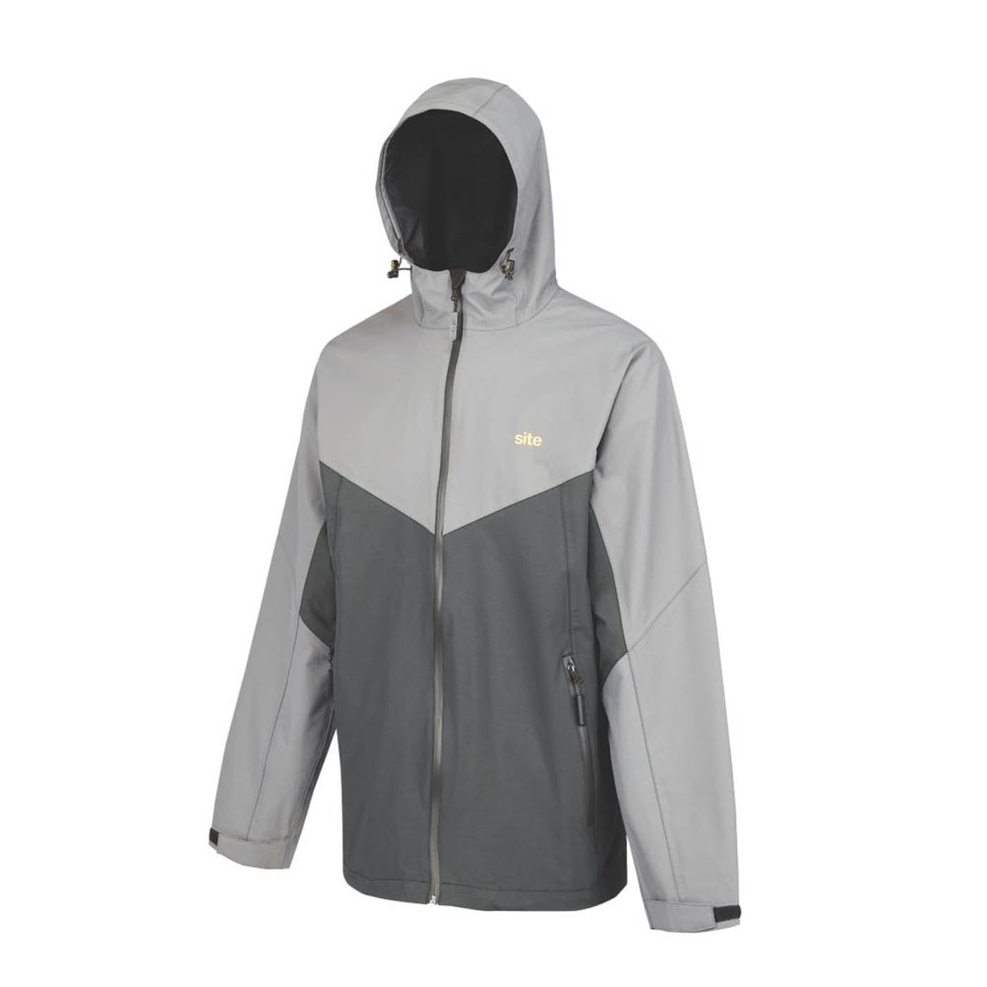Site Mens Jacket Messner Black Grey Lightweight Windproof Medium 46" Chest - Image 1
