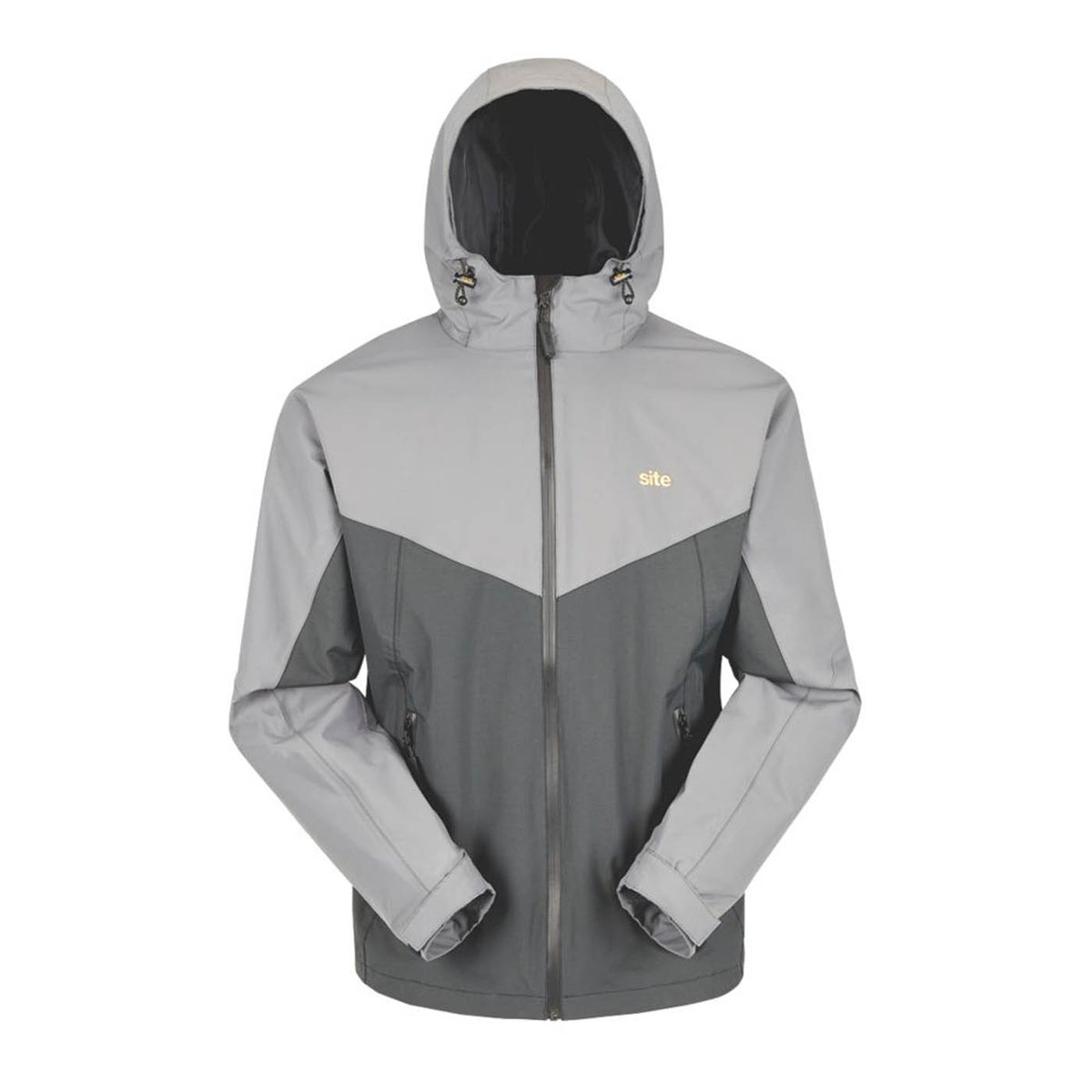 Site Mens Jacket Messner Black Grey Lightweight Windproof Medium 46" Chest - Image 2