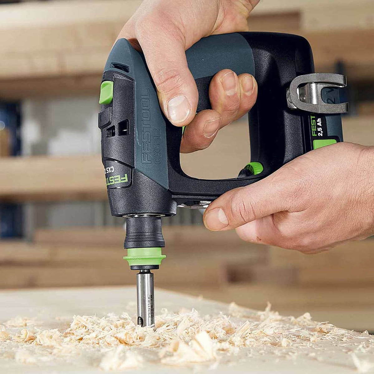 Festool Cordless Drill Cordless 10.8V Li-Ion CXS 12  Brushless Compact Body Only - Image 3